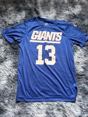 NFL Kids Blue Giants #13 Performance Jersey Top